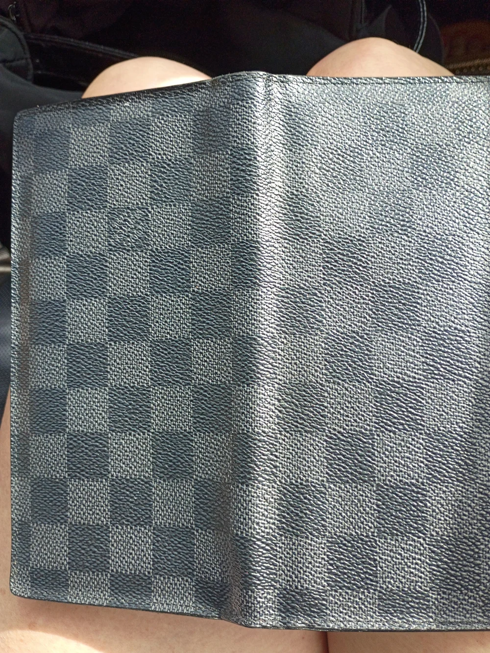Louis Vuitton Black Brazza Graphite Long Bifold Wallet